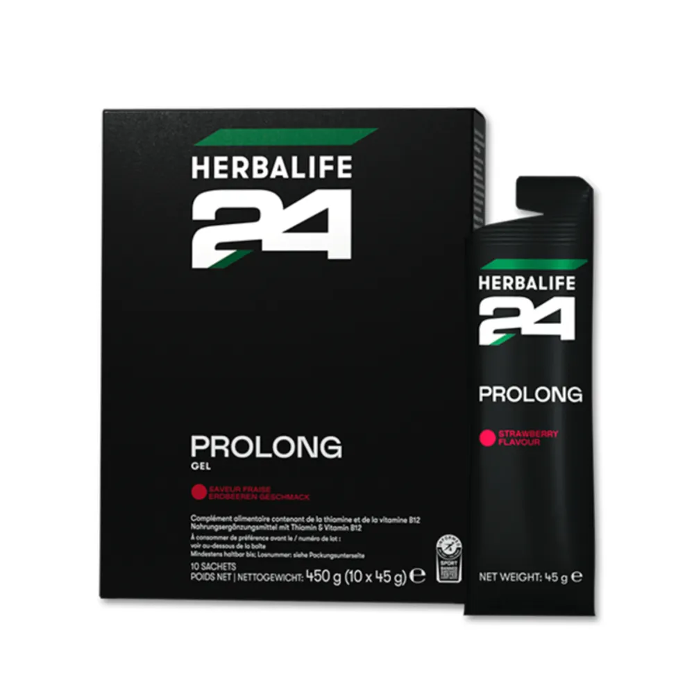 Herbalife H24 ® Prolong Gel Erdbeere 10 Beutel à 45g