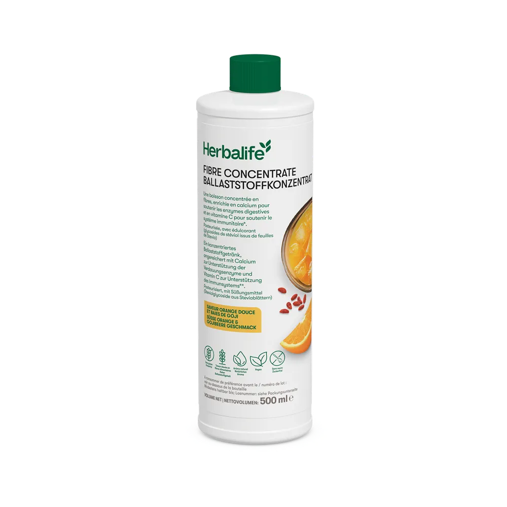 Herbalife Ballaststoffkonzentrat, süsse Orange & Gojibeere Geschmack 500 ml