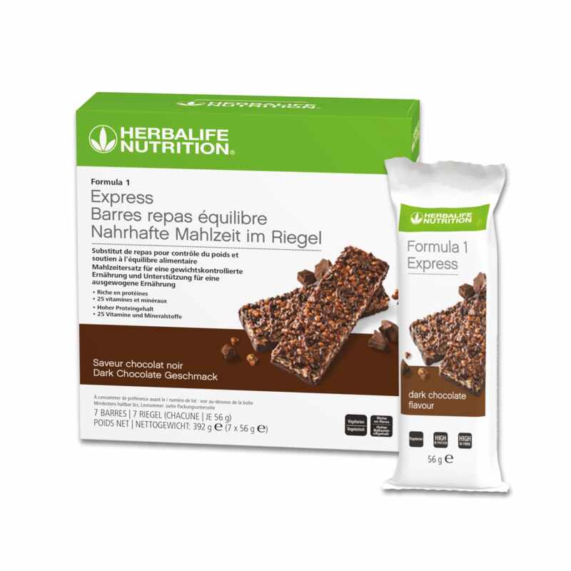 Herbalife Riegel Formula 1 Express Dark Chocolate 7 x 56g