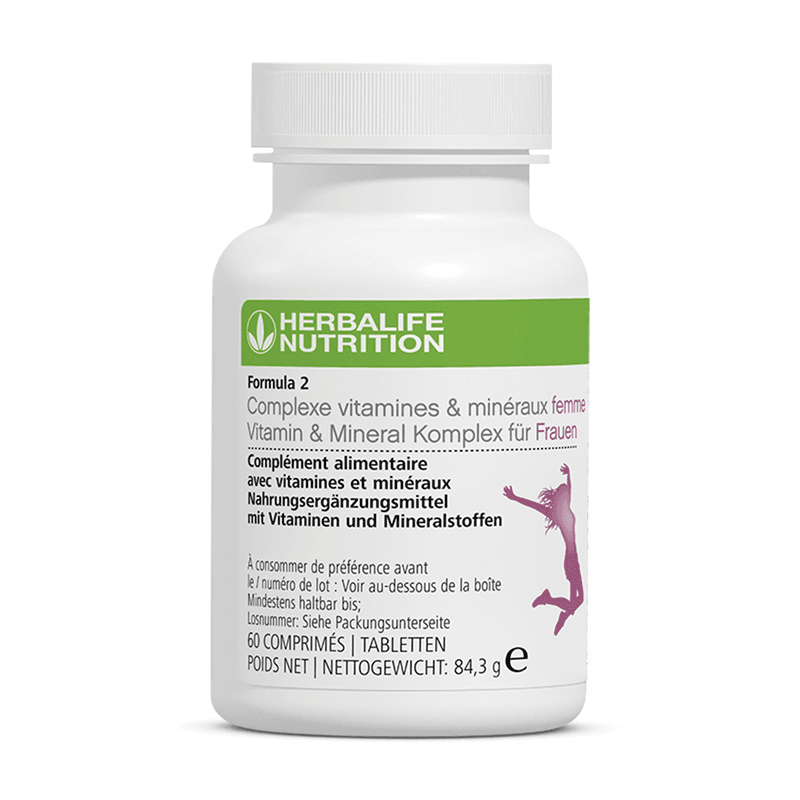 Herbalife Formula 2 Vitamin & Mineral Komplex für Frauen 84.3g