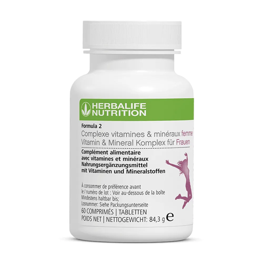 Herbalife Formula 2 Vitamin & Mineral Komplex für Frauen 84.3g