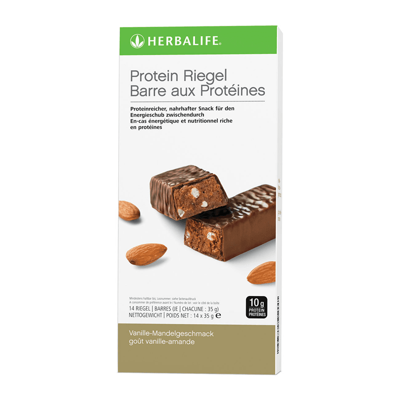 Herbalife Protein Riegel Vanille-Mandel 14 x 35g