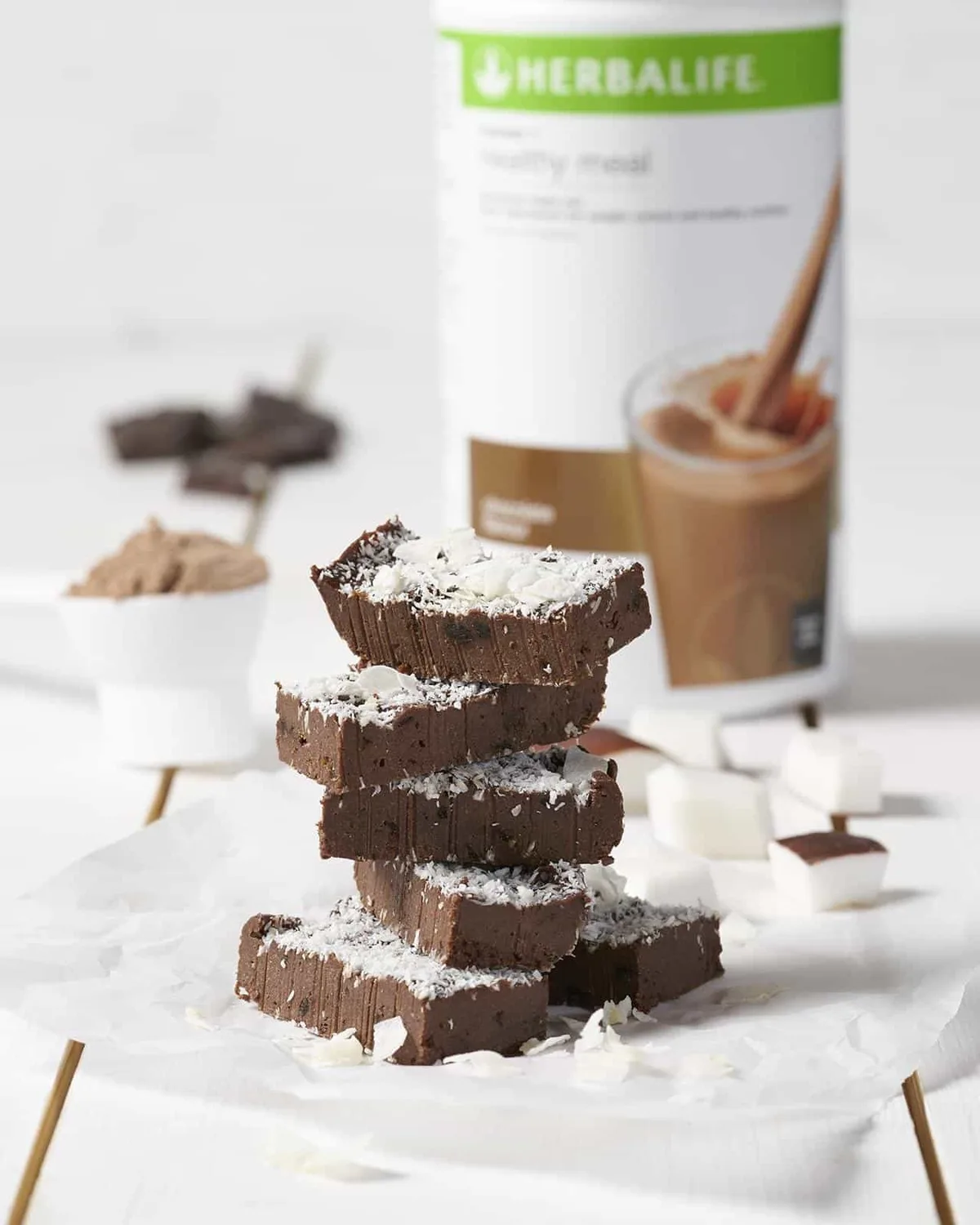 Schoko-Kokos-Protein-Konfekt