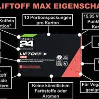 Herbalife LiftOff Max Grapefruit Geschmack 10 Portionspackungen