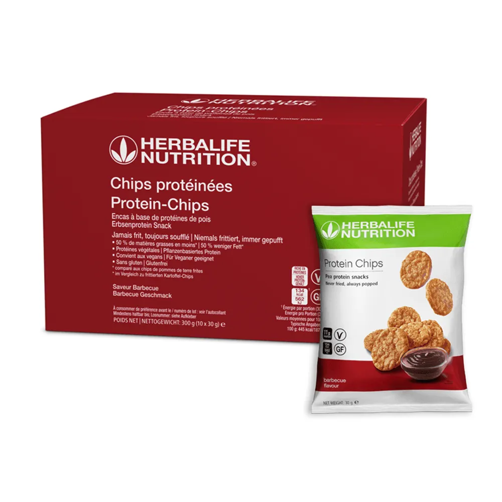 Herbalife Protein Chips Barbecue 10x30g