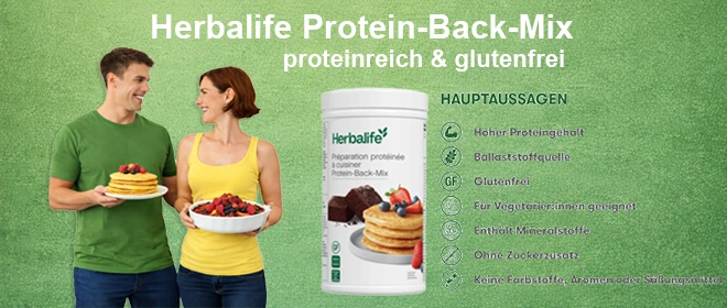 Herbalife Protein-Back-Mix – proteinreich & glutenfrei