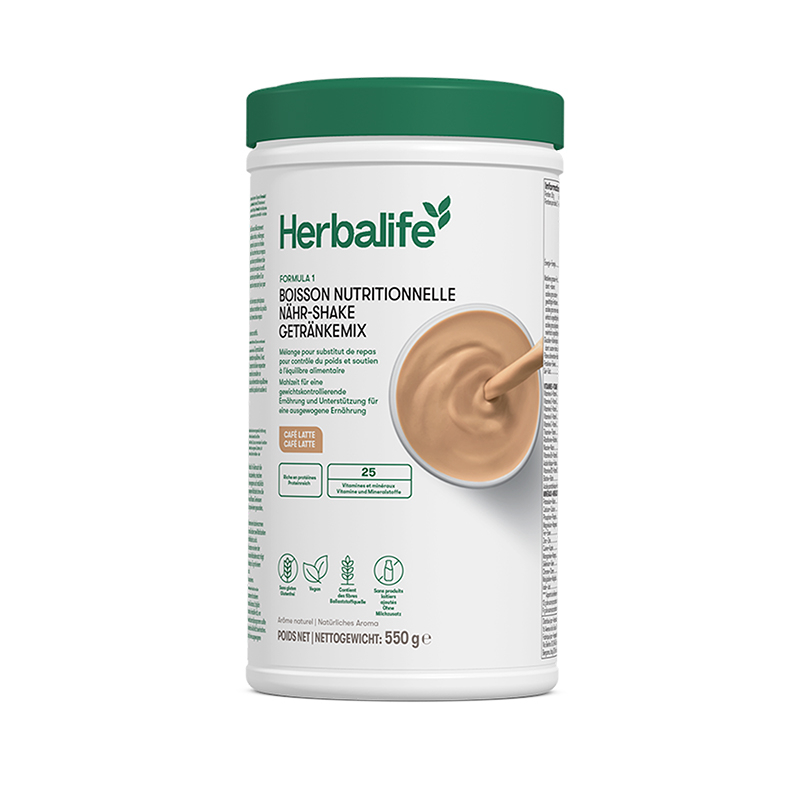 Herbalife Formula 1 Cafe Latte Shake 550g