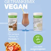 Herbalife Protein Getränkemix Vegan Vanillegeschmack 560g